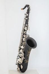 New Tenor saxophone B Flat Highquality Black Musical instrument professional playing Tenor Sax With Case