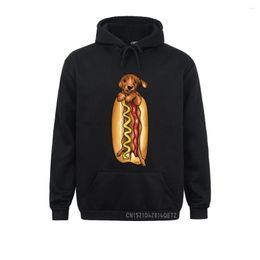 Men's Hoodies Dachshund Dog Funny Graphic Pocket For Kids Chic Sweatshirts Printed Long Sleeve Arrival Clothes Young