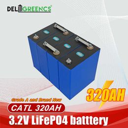 Grade A CATL 320AH LiFePO4 Battery 12V Lithium Prismatic Iron Phosphate LiPO 12V Battery Pack for RV Energy Storage with QR Code