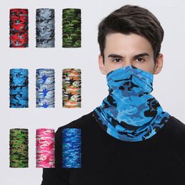 Bandanas Outdoor Protection Bandana Scarf Neck Warmer Multifunctional Fishing Hiking Cycling Face Head Wrap Cover Headband Cap 2