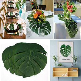 Decorative Flowers Small Sunflowers Artificial Decoration Party Leaf Theme 36PCS Tropical Submersible For Centerpieces