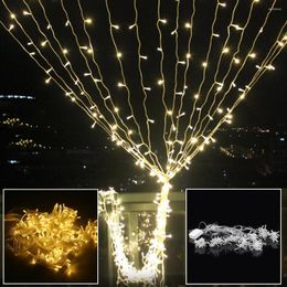 Strings ICOCO 3x3m/6x3m Outdoor/Home Garland LED String Fairy Curtain Light For Year/Christmas/Party/Wedding/Garden Decoration Sale