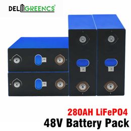 48V 13KW 280AH LiFePO4 batteries for Solar System 12V 24V 36V 5KW 10KW Solar Cells Lithium Prismatic Phosphate LiPO Battery Pack