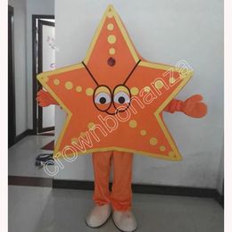 Performance Star Fish Mascot Costumes Cartoon Fancy Suit for Adult Animal Theme Mascotte Carnival Costume Halloween Fancy Dress