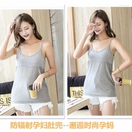 Women's Vests Radiation-Proof Maternity Camisole Full Silver Fiber Apron Women's Four Seasons Protection In Stock