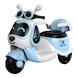 Children's Electric Motorcycle Boys and Girls Off-road Vehicle Tricycle Charging Remote Control Toy for Kids Ride On