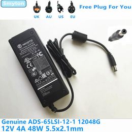 Chargers Genuine Hoioto ADS65LSI121 ADS65HI12N1 Power Supply AC Adapter For Dahua Hikvision Video Recorder 12V 4A 48W Charger