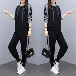 Women's Two Piece Pants 2023 Women's Set Outfits Autumn Jogging Femme Tracksuit Hoodies Top And Casual Sport Suit Winter Wholesale Items