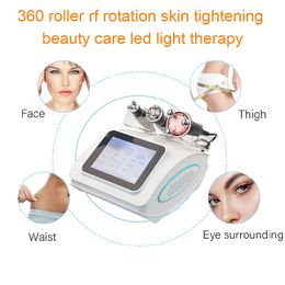 360 degree Rotation RF Roller Skin Rejuvenation Remove Wrinkles Radio Frequency Cellulite Removal Body Shaping Led Light Machine