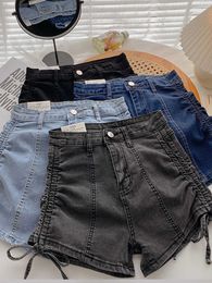 YuooMuoo 2023 Summer Sexy Bag Hips Bandage Jeans Shorts Street Clothing Ultra Thin Fitness Women's Denim Shooting Pants No Print Good P230606