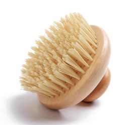 Factory Body Brush Dry Brushing Shower Brushes Wet or Spa Wood handle Scrubber for Massage Exfoliate