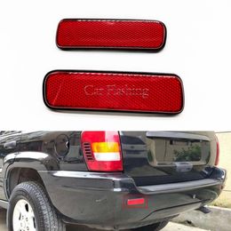 1 Set Car Rear Bumper Reflector Brake Light Marker Lamp For Jeep Grand Cherokee 1999 2000 2001 2002 2003 2004 2005 2006