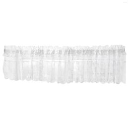 Curtain Cloth Shower Set American White Lace Window Kitchen Decoration Short Polyester Curtains