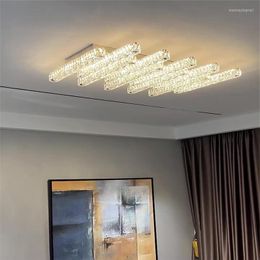 Ceiling Lights Living Room Light Modern Simple Atmospheric Household Bedroom Nordic Luxury Crystal Lamps