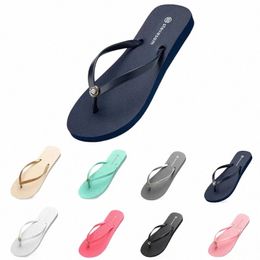 women slippers fashion flip flops beachSlippers hotel indoor slipper triple black pink white lemon green grey navy womens shoes twenty six r6D1#