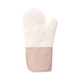 Oven Mitt, Kitchen Silicone Waterproof Kitchen Baking Gloves Heat Resistant Non-Slip Gloves 122942