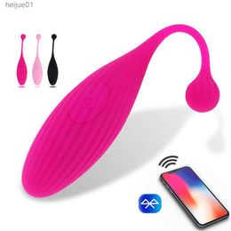 Panties Wireless Remote Control Vibrator Vibrating Eggs Wearable Balls APP Vibrators G Spot Clitoris Massager Sex Toys for Women L230518