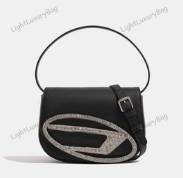 Designer Di Bag Spice Girls Handbags Classic Shoulder CrossBody Bags Fashion Flap Square Wallets Women Rhinestone Leather Luxury Tote 230612
