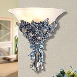 Wall Lamp SOFITY Contemporary Sconce LED Vintage Creative Resin Flower Lights For Home Living Room Bedroom Decor