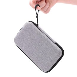 Duffel Bags Portable EVA Storage Bag For Power Bank Cable Grey Hard Case Earphone Phone Holder Travel Digital Accessories Organiser Box