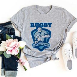 Womens T-Shirt Rugby t-shirts women graphic t-shirts girl anime manga clothing