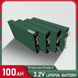 THE NEW 3.2V LiFePO4 100Ah Battery 12V 200Ah Rechargeable Cell Cycle times 3000+ Suit Solar RV Boat Golf Cart Forklift With BMS