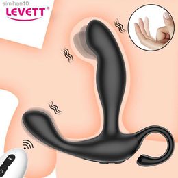 Anal Vibrator Prostate Massager Male Masturbator G Spot Stimulation Butt Plug 10 Mode Anus Vibrator Sex Toys For Men Adult 18 L230518