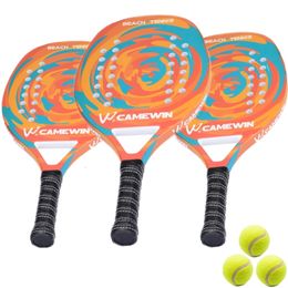 Tennis Rackets Spot Carbon Fibre Raquete Beach Lightweight Racket Mens and Womens Equipment with Protective Bag 230609