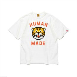 Men's Hoodies Sweatshirts 2023 Summer Tiger Head Print HUMAN MADE T Shirt Men Women Best Quality HUMAN MADE T-shirt Top Tees Graphic Anime Clothes