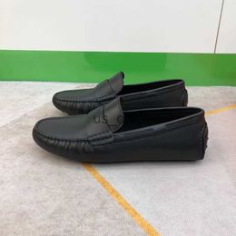 Dress Shoes Men design dress casual shoes loafer black genuine leather loafers flat wedding shoes mens slip on oxfords outdoor walking comfortable 3846B J230612