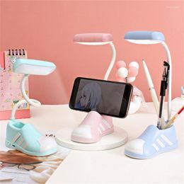 Table Lamps Led Eye Protection Reading Light Abs Pc Hose Fall-proof Durable Mini Usb Charging Student Study Night Lamp