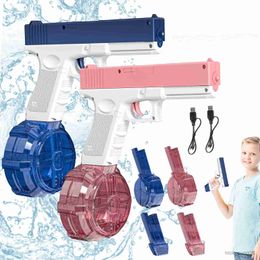 Sand Play Water Fun Electric Gun Auto Up to 35 Range Super One-Button Automatic for Summer Pool Beach Party R230613