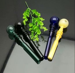 Glass Smoking Pipes Manufacture Hand-blown bongs Colourful multi wheel large bubble glass direct fryer