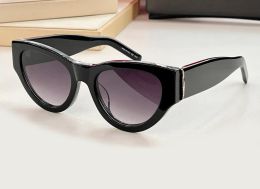 2023 M94 Black Grey Sunglasses Cat Eye Women Designer Sunglasses Sunnies gafas de sol Sonnenbrille Shades UV400 Eyewear with Box