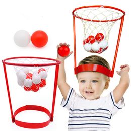 Sports Toys Outdoor Fun Entertainment Basket Ball Case Headband Hoop Game Parentchild Interactive Funny Toy Family 230612