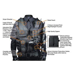 Military Molle Vest Army Tactical Equipment Hunting Armour Vest Airsoft Gear Paintball Combat Protective Vest Outdoor Clothing74435281Z