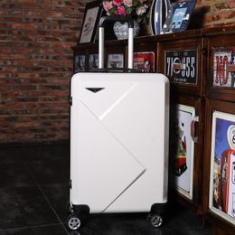 Suitcases Aluminium Middle Size Luggage Travel Bag Women Vintage Trolley Men Kids Multifunctional Mala De Viagem WWH35XP