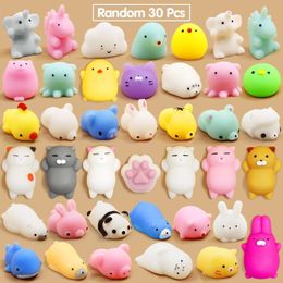 Decompression Toy 30Pcs Squishies Kawaii Mochi Mini Animal Relieve Stress Toys Soft Squishy Gifts Cute Animals Stress Toys Various Random Pieces 230612