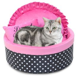 Mats Winter Warm Pet Bed Comfortable Soft Lovely Dot Pet Cushion Puppy Kennel Sleeping Pads for Small and Large Kitten Cat House