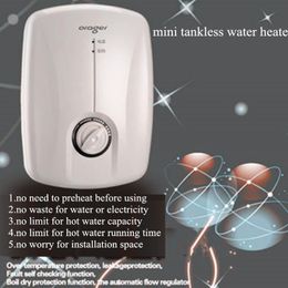 Heaters 5500W Instantaneous hot bathroom Kitchen Sink Faucet mixer tap 220V Electric tankless induction heater Shower endless hot water