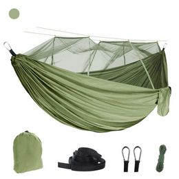 Hammocks net hammock Outdoor proof camping hammock with net cloth dense mesh hammock