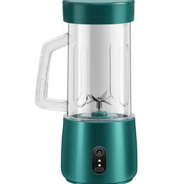 1pc Fruit And Vegetable Juicer, Portable Blender, Household Small Rechargeable Juicer Cup, Electric Mini Juicer, 6 Blades, Kitchen Gadgets