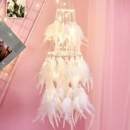 Garden Decorations catchers Girl Bed Children Baby Room Home Decor Aesthetic Accessories Crib Double Layer Wind Chime Catchers