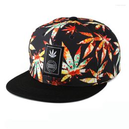 Ball Caps PrintingBaseball Cap Fashion Snapback Men's And Women's Flat Brim Hat Cotton Hiphop Cool Street Dance Hats