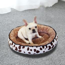 Pens Round Dog Beds Sleeping Mat Soft Warm Kennel Bed Cushion for Small Medium Large Dog House Pad Pet Supplies cama para perro