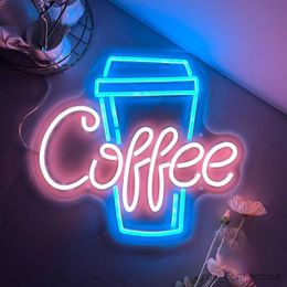 LED Neon Sign Coffee Cup Custom Neon Lamp Light Neon LED Sign Home For Home Room Personality Decoration R230613
