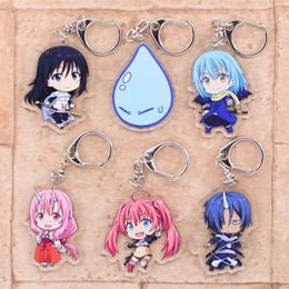 That Time I Got Reincarnated as a Slime Keychain Double Sided Acrylic Cartoon Key Chain Pendant Anime Accessories Keyring G10199192293