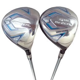 New Women Golf Clubs HONMA BEZEAL 525 Golf Fairway Wood 3/5wood Loft Lady Golf wood Graphite shaft and Clubs head Cover Free Shipping