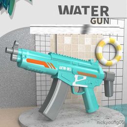 Sand Play Water Fun Gun Electric Full Auto High Pressure Summer Shooting Rifle Beach Swimming Pool Toys For Children Fights R230613