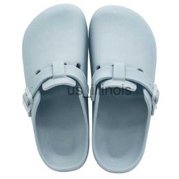 Slippers Women Sandals Slippers Home Comfortable Closed Toe Summer Beach Flip Flops Shoes Solid Slides Flat Bath Outside Mens Slippers J230613